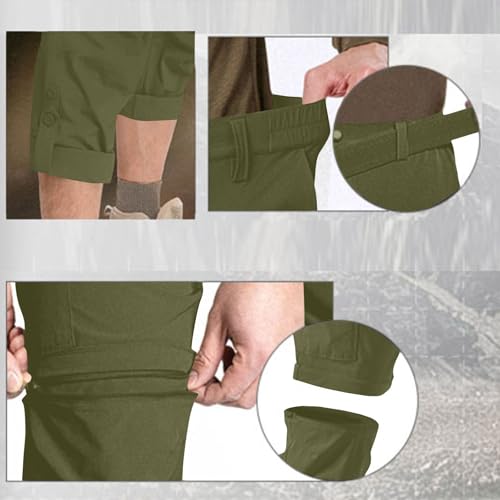 Pantalon de randonnée imperméable homme coupe ample anti humidité - 6