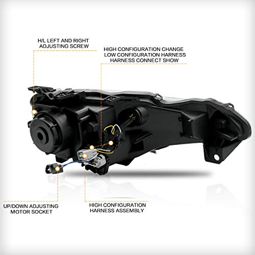 VLAND Headlight Assembly Fit for 2012-2016 Scion FR-S 2012-2021 Toyota 86 2013-2021 Subaru BRZ, LED Headlamp Assembly with DRL Sequential Turn Signal, Plug-and-play(Bulbs Not Include) by VLAND - Image 7