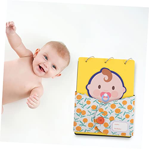 ibasenice Menina Bebê O Álbum Recém-Nascido Menina Livro De Imagens Livro De Bebê Macio Álbum De Diá