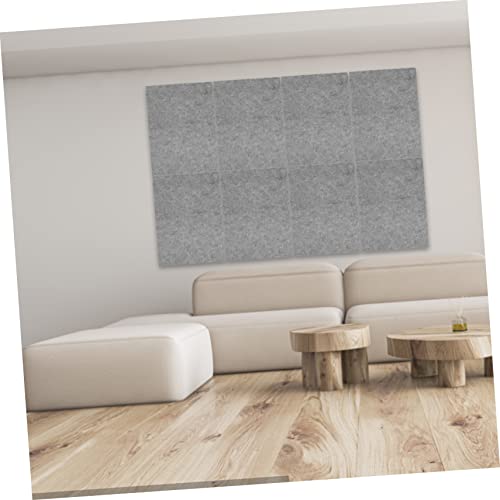 Levemolo 12pcs Paneles Acústicos Absorbentes de Sonido Fácil de Instalar Tableros de Aislamiento Acústico de Fibra de Poliéster para Estudios de Grabación Teatros en Casa y Oficinas miniatura 5
