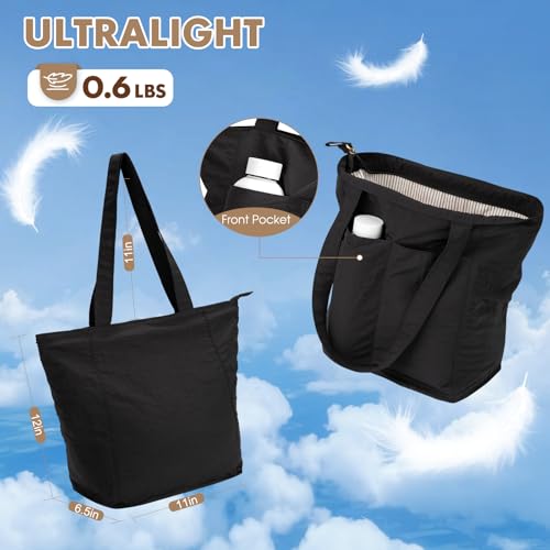 Lily queen Tote Bag for Women Lightweight Shoulder Bag with Zipper Large Travel Handbags Pockets2