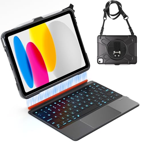 Junfire iPad 11th/10th Generation A16 Case with Detachable...