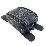 Hohe Qualität: Die Motorrad-Tanktasche mit starkem Magnetismus besteht aus strapazierfähigem PU-Leder / Nylongewebe, wodurch die Tasche reißfest und langlebig ist. Es hat einen glatten und langlebigen Doppelreißverschluss, sodass Sie sich keine Sorgen machen müssen, dass der Reißverschluss hängen bleibt.