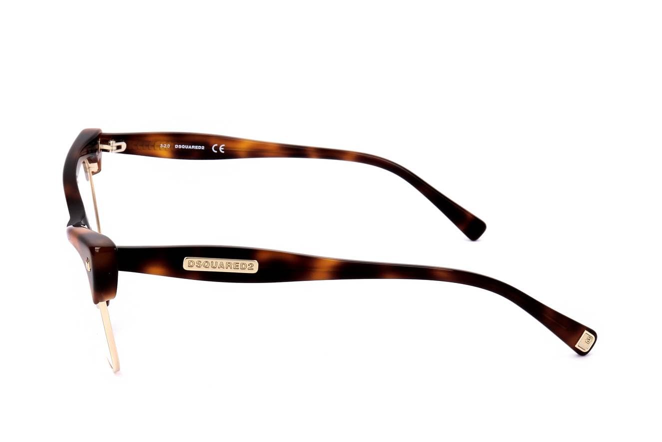 Dsquared2 DQ5332 Rama okularów 052 DARK HAVANA 52/20/140 Kobieta