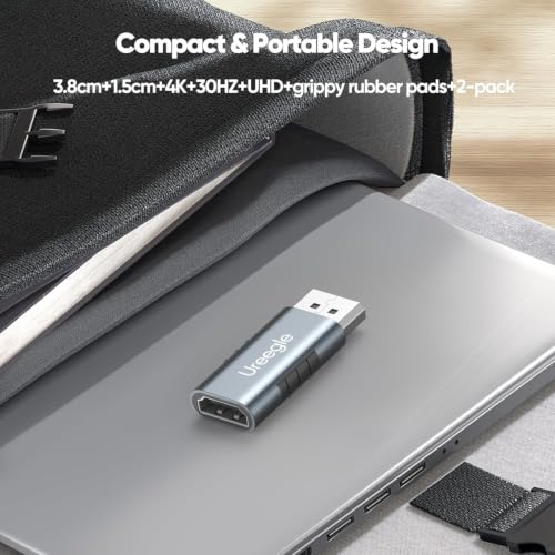 Convertidor DP a HDMI 4K compatible con GPU NVIDIA y ordenadores 4