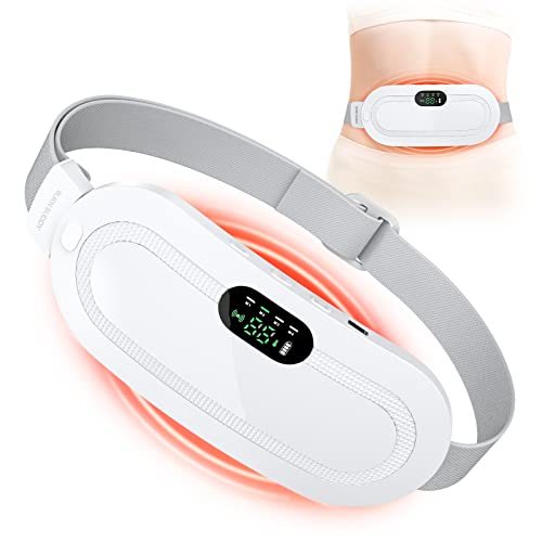 Portable Heating Pad for Cramps and Back Pain, Menstrual Cramp Relief Wearable Heating Pad for Women and Girls, Wireless Heating Pads with 3 Temperature Setting & Battery Powered