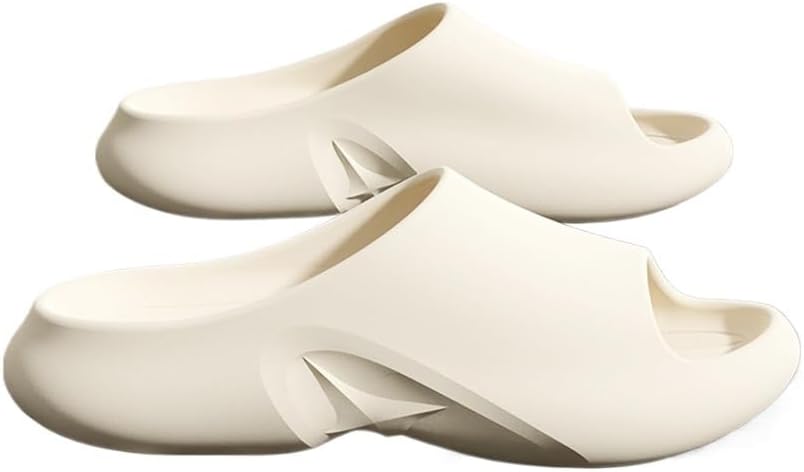 Sandals, Thick Sole Summer Men and Women Bathroom and Outdoor Wear Comfortable Slippers Slippers(Black,8)