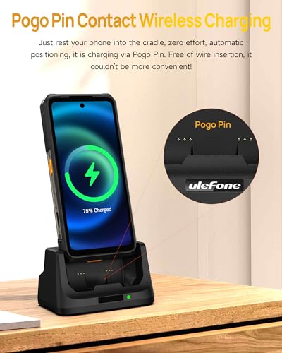 Image of Ulefone Armor 26 Ultra 33W Desk Charging Dock, Wireless Charging Station for Ulefone Armor 26 Ultra, Not Charger