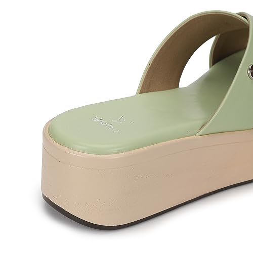 Image of YOHO Comfortable Wedges For Women | Latex Cushioning | Stylish & All Purpose | Vibrant Color | Travel Friendly | Modern Design