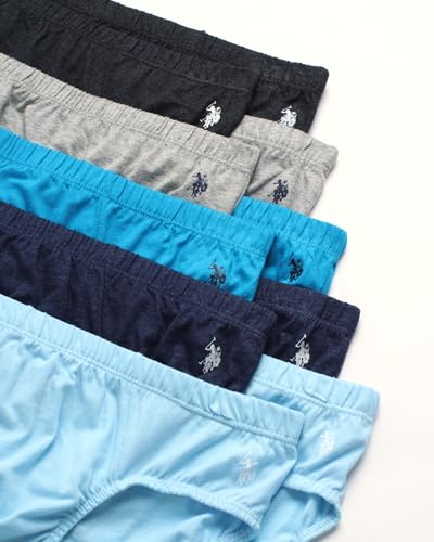 U.S. Polo Assn. Men's Underwear - 10 Pack Low Rise Cotton Comfort Brief - Underwear Briefs for Men (Sizes: S-XL)4