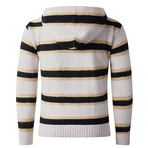 Jersey invierno hombre de rayas estilo casual y cómodo 4