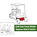 HEOHOU Golf Cart Front Shield for EZGO TXT,Golf Cart Front Shock Shield Cover Bumper Guard,OEM 27166G04