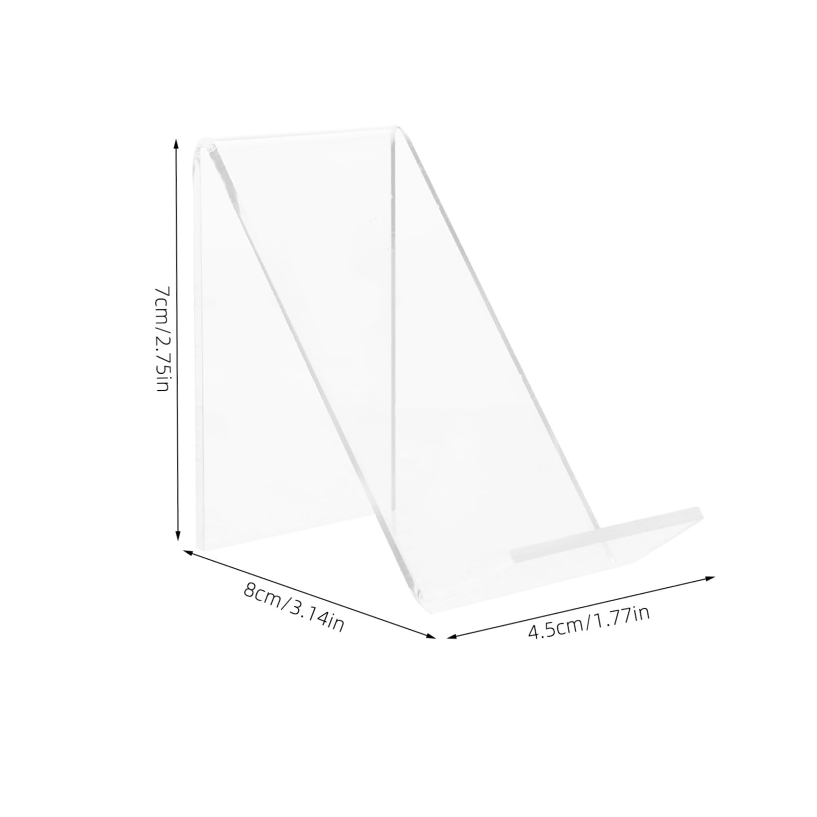 Alipis Shoe Display Holder Pack Acrylic Stand Compact for Boys and Girls Adult Shoes