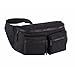 Fanny Pack for women men large-Black,Rave,Party,Festival, Holographic,Nurse
