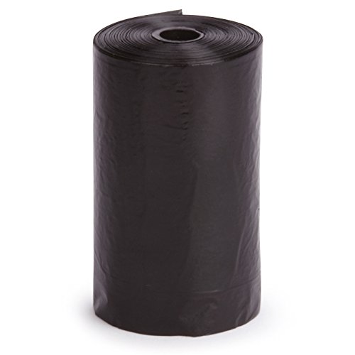 Image of Clean Go Pet Replacement Dog Waste Bags, 8-Pack of 20-Count Rolls of Durable, Leakproof Plastic Poop Bags, Black