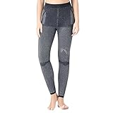 【Thermohose Material】Hochwertiger, weicher Stoff aus 100% Kaschmir, die Thermohose ist atmungsaktiv, warm, ohne aufzutragen und ausreichend für kühles Wetter, hält die Körperwärme effektiv.