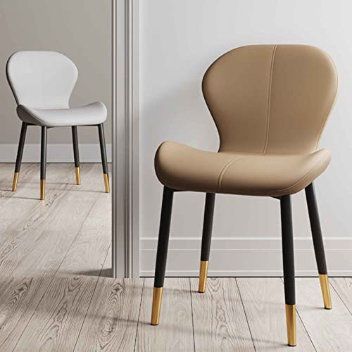 Chaise à manger tabouret avec dossier aspect bois pour maison - 3