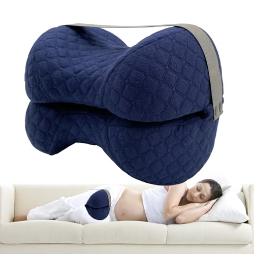 Cuscino per gambe dormienti - cuscino ergonomico per il supporto del ginocchio per il comfort addormentato | Spacer di gamba in schiuma memoria per gravidanza, allineamento della colonna vertebrale, s