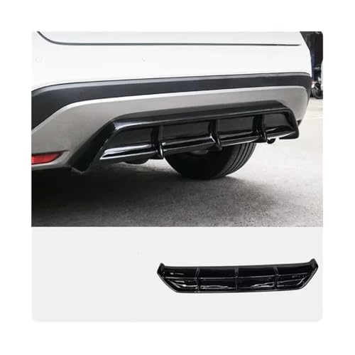 レクサス RX350 RX450 RX500 2023 2024+ ABS ブラック カーバンパーリップ リアディフューザー スポイラーカバー(ABS Bright black)