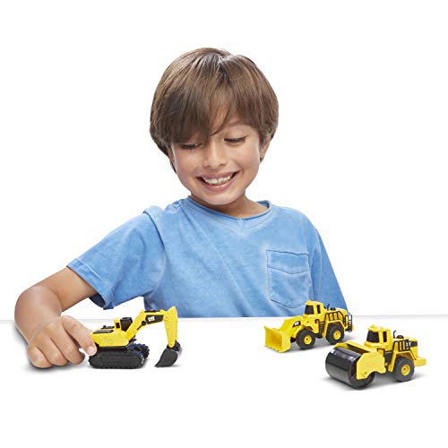Cat 82274 Construction Toys Construction Die Cast Metal 3 Pack Vehicles - Steam Roller/Excavator/Wheel Loader thumb #4
