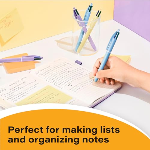 BIC 4 Color Pastel Ballpoint Pen with 1.0 mm Medium Point, 12-Count - image 3