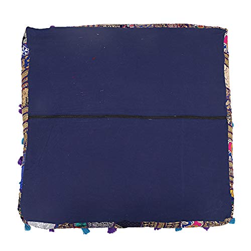 The Art Box Indian Large Floor Cushion Cover Floor Seating Meditation Cushion Boho Pillow Gypsy Decor Hippie Day Dog Bed 35" Approx. #TOP3