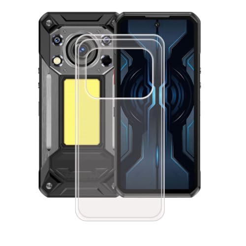 BMPNLSZ �K�p Oukitel WP500�p�̔ėp�����ʂ����P�[�X | �t���L�V�u���V���J�Q���C�g�TPU�V�F���w�ʕی�J�o�[Oukitel WP500�p�S���ی�J�o�[(6,78")