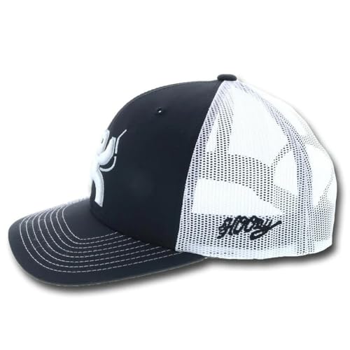 Image of HOOEY Arc Trucker Hat for Men - Adjustable Snapback Baseball Cap - Western Work Hat for Welders Structured 6 Panel
