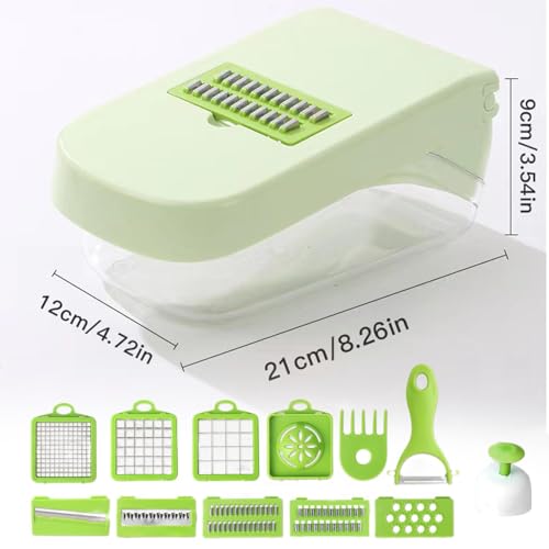 Hachoir à oignons pour salade fraîche et préparation de repas - 7