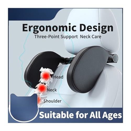Almohada de Soporte para Cabeza y Cuello Ajustable 360° para Auto miniatura 2
