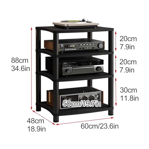 Support pour tourne-disque et meuble hi-fi multimédia de salon - 3