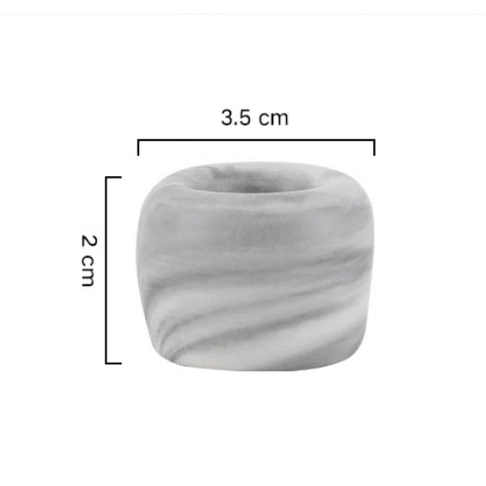 Organizer Per Spazzolino Da Denti Supporto Base For Spazzolino In Ceramica Creativa Con Motivi In ​​marmo Accessori Da Bagno(Blue)