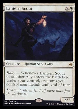 Magic The Gathering - Lantern Scout (037/274) - Battle for Zendikar