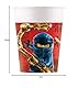 Procos 93510 - Party-Becher Lego Ninjago, max. Füllmenge 200 ml, 8 Stück, Einwegbecher aus Papier, Kindergeburtstag, Party-Geschirr, FSC® Mix