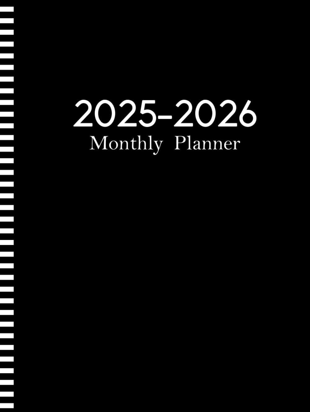 2025-2026 monthly planner: 2 Years from Jan 2025 - Dec 2026