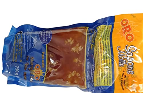 SAPONE 3 Pezzi Molle Oro da 750g al Delicato