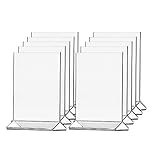 Marketing Holders Sign Holder 8.5 x 11 Clear Acrylic Table Tent sold by case (10 pcs)