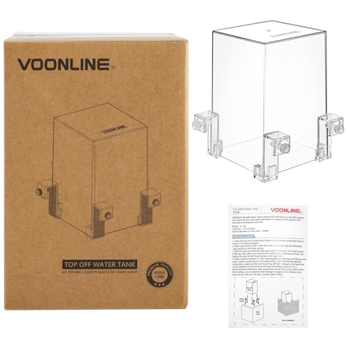 Image of Okllen Negative Pressure Fish Tank Acrylic, Auto-Refill Hanging Aquarium with Fish Elevator, Water Level Maintenance & 360 View, Space-Saving External Suspended Tank for Betta /Guppy