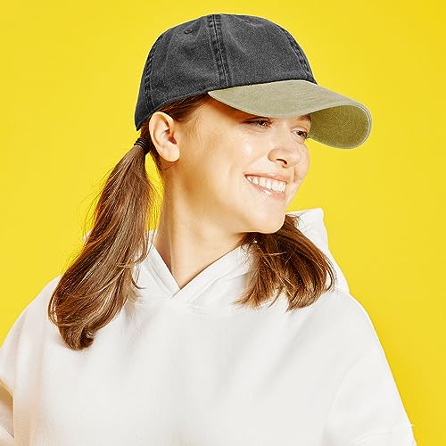 Image of The Hat Depot 100% Cotton Pigment Dyed Low Profile Dad Hat Six Panel Cap