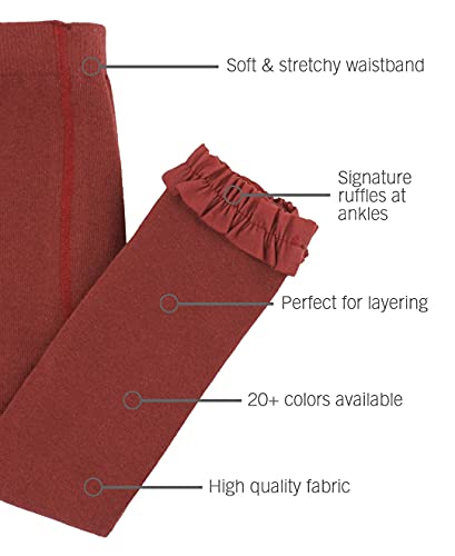 Image of RuffleButts Baby /Toddler Girls Footless Ruffled Tights