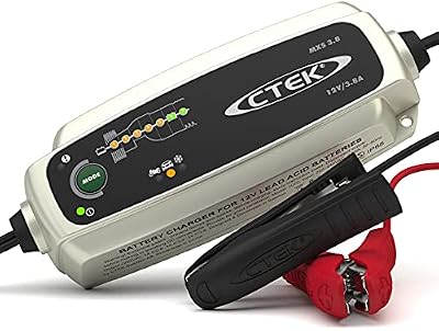 CTEK Cargador de batería de Coche para Coche Camiones Moto Batería desde 1.2Ah | Potección contra cortocircuito 56-309
