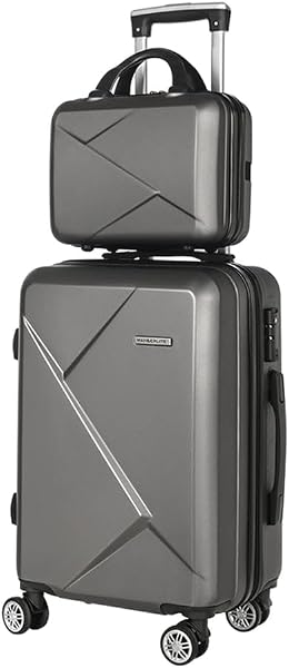 Wanderlite 2pcs Luggage Set with TSA Locks
