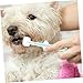 Toyvian 1set Silicone Pet Toothbrush Kit for Cats and Small Dogs Gentle Cleaning with Comfortable Grip Food-Grade Silicone for Daily Oral Care