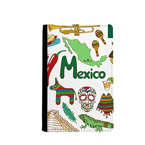 Portefeuille de voyage porte-cartes motifs animaux Mexique pochette passeport billets