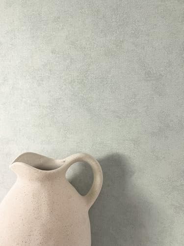 Newroom Carta da Parati Grigia Tessuto Non Tessuto Effetto Lino - Moderna Tinta Unita Struttura Tessile per Soggiorno Camera da Letto