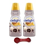 White Chocolate Mocha Bundle Contains Two (2) 32 fl oz of International Delight Coffee Creamer Liqui