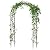Garden Arch Arbor, 7FT Wedding Arch Stand, Steel Frame Arch for Wedding Ceremony, Garden Arch Trellis for Climbing Plants Outdoor, Decorations Pergola for Garden, Black