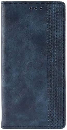 TRIPLE RIVER�EROG Phone 9 Pro �P�[�X �蒠�^ �J�o�[ �蒠�^PU���U�[ �i�q�� �s���͗l �J�[�h���[ �X�^���h�@�\ ����/���킢�� �V���v��[ROG Phone 9 Pro(�u���[)]