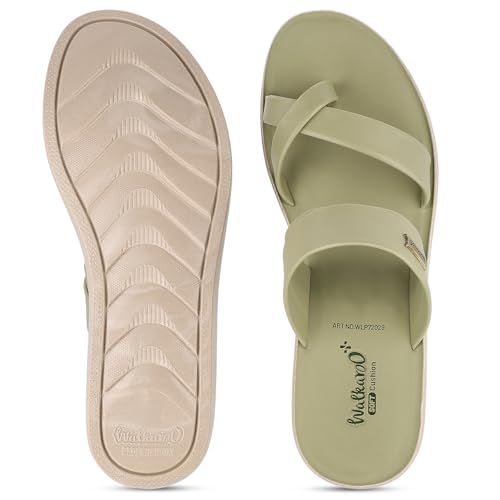 Image of WALKAROO Women's Wedge Sandals| Soft Cushioned Footbed,Lightweight PU Sole|Slip-On, Fashion,Stylish,Comfortable Sandals for Women's| WLP72029 Mauve