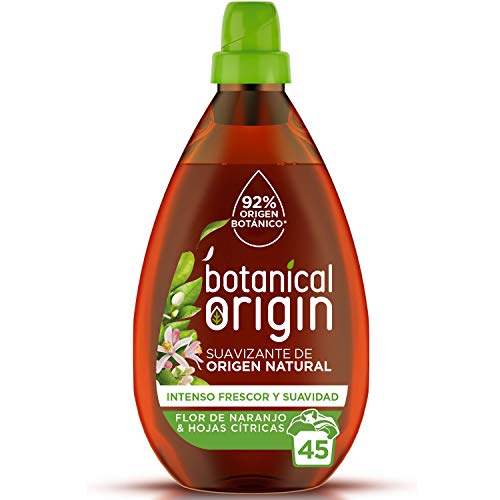 Botanical Origins Suavizante para ropa ecológico apto para pieles sensibles, Fragancia Flor de Naranjo y Hojas Cítricas - 50 lavados